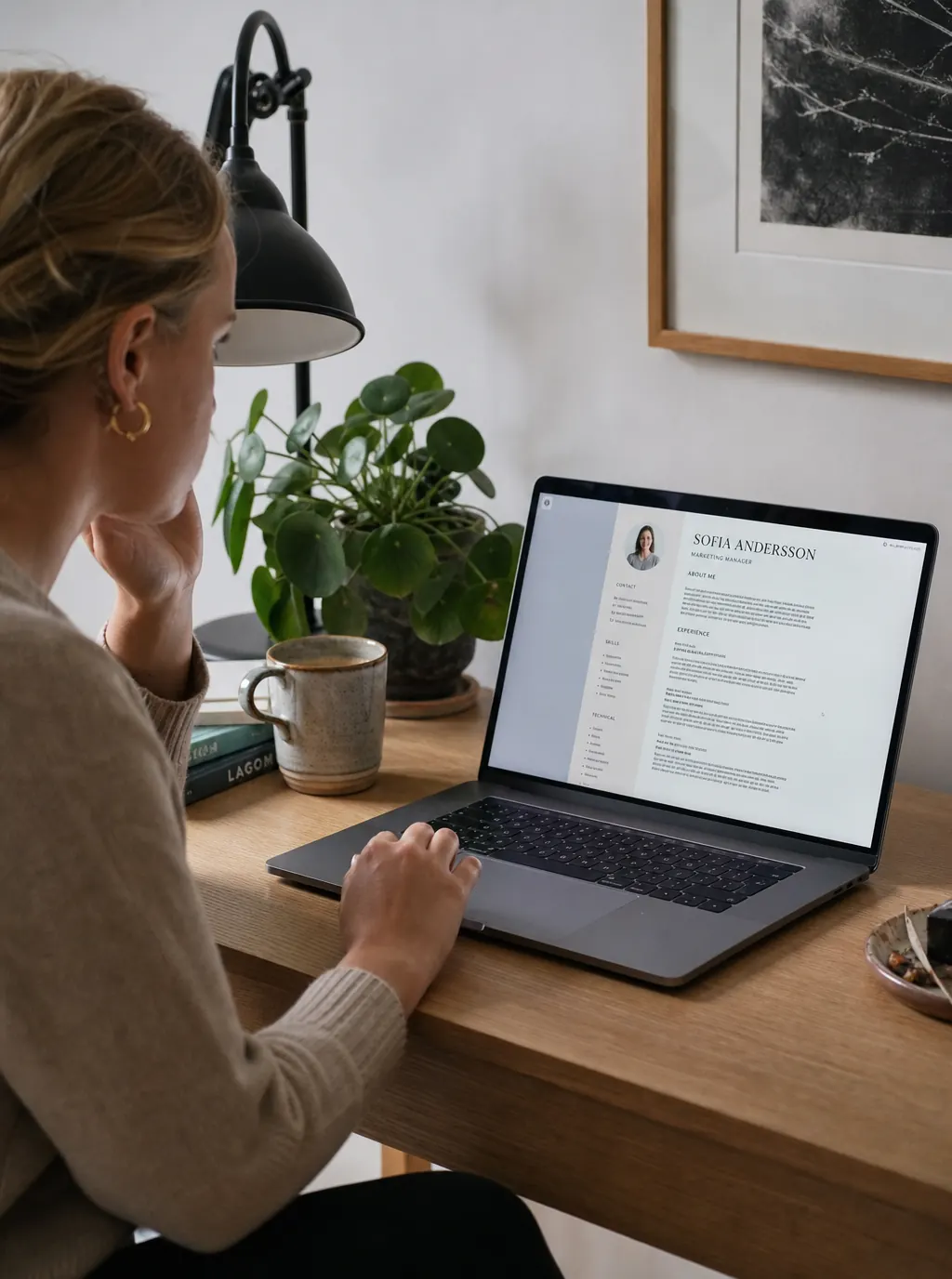 CV-Proffsets användarvänliga cv-skapare för att skapa professionella CV på minuter